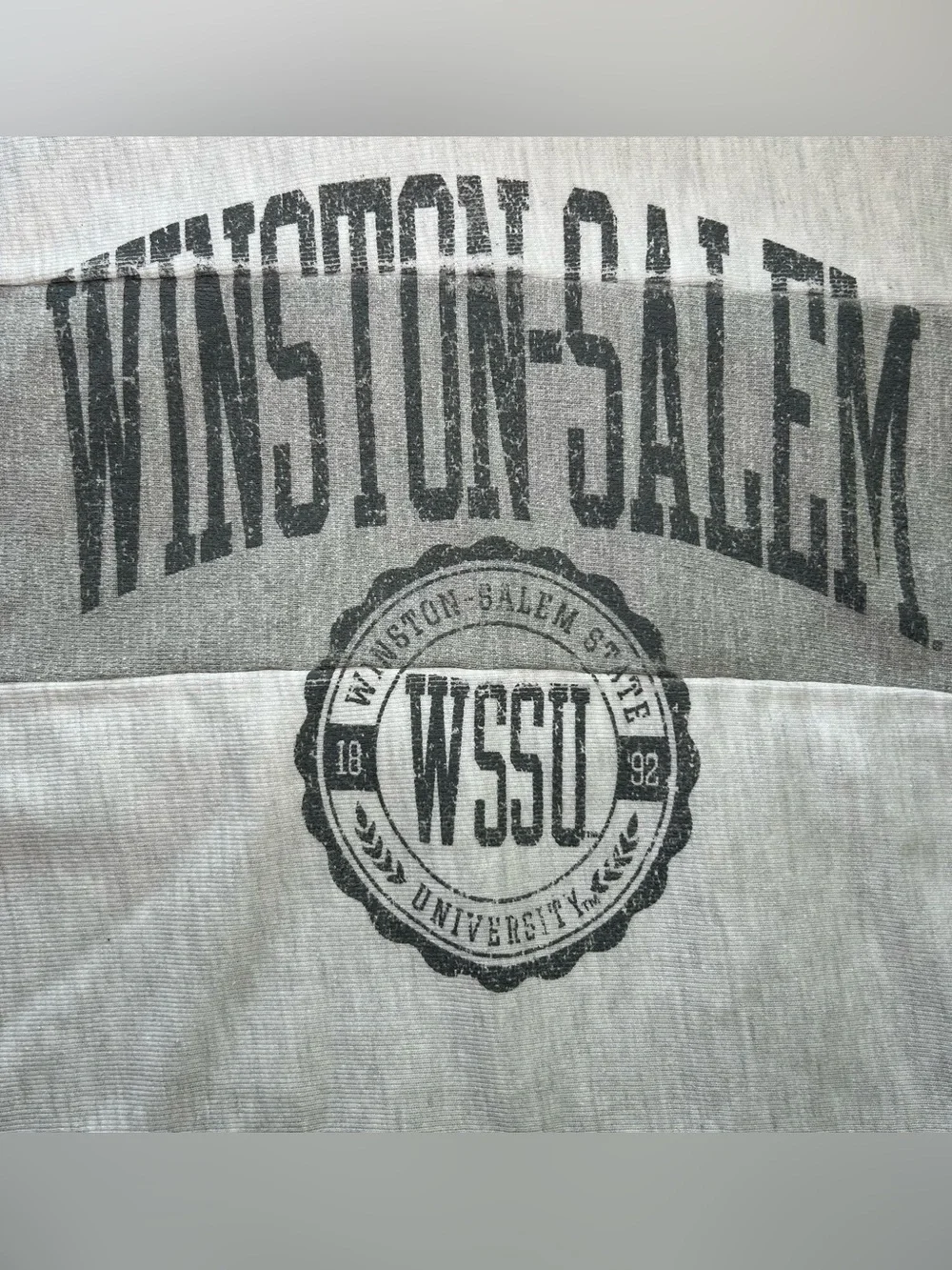 Champion Reverse Weave WSSU Rams Women’s Cropped Hoodie Pullover Gray size XS
